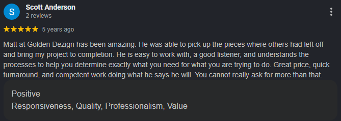 Customer review screenshot 5